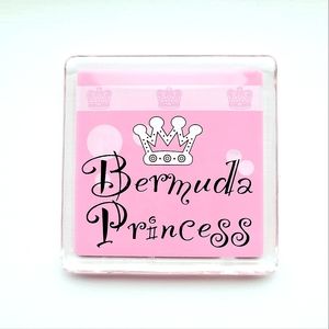 Bermuda Princess Magnet Caribbean Crown Gifts Island Office Royal School Twee